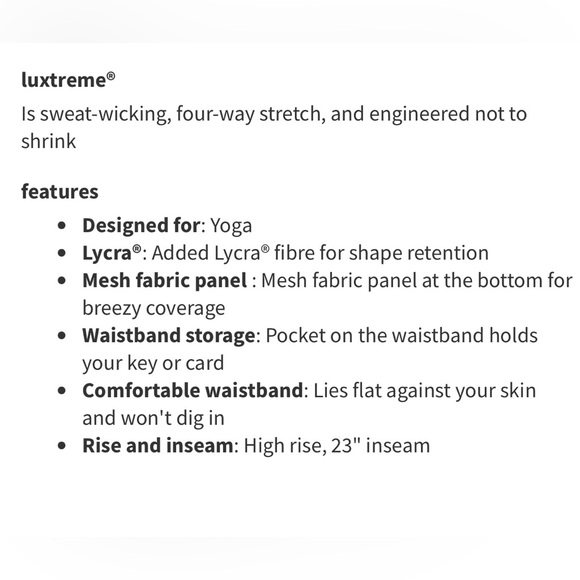 Lululemon leggings - Picture 9 of 9